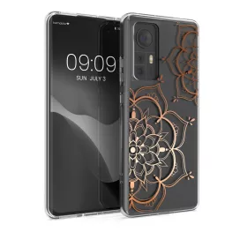   Kryt Kwmobile pro Xiaomi 12/12X, silikonový, průhledný/růžový, 57097.02