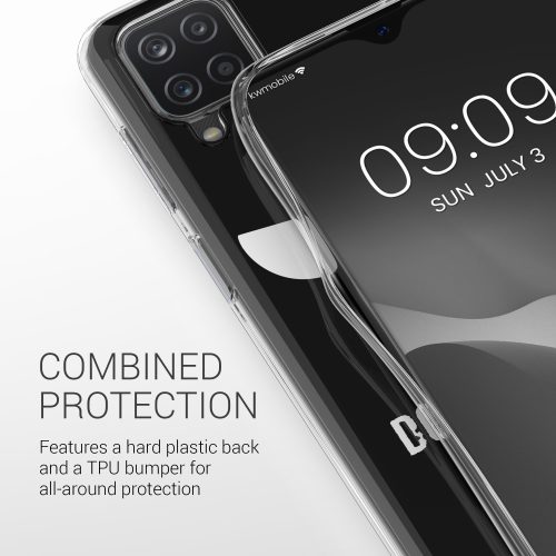 Pouzdro pro Samsung Galaxy A12, silikonové, bílé, 54210.04, kwmobile