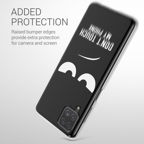 Pouzdro pro Samsung Galaxy A12, silikonové, bílé, 54210.04, kwmobile