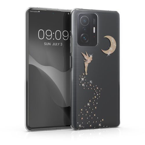 Pouzdro pro Xiaomi 11T / 11T Pro, silikonové, zlaté, 57086.01, kwmobile