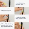 Sada 3 ochranných fólií pro Huawei Watch Fit mini, kwmobile, Polymer, Transparent, 57106.1