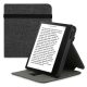 Kryt pro Tolino Vision 6, Kwmobile, šedý, textil, 57167.19