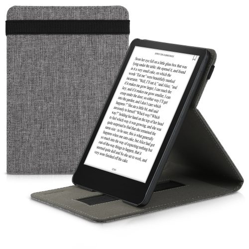 Obal pro Amazon Kindle Paperwhite 11, Kwmobile, Grey, Textile, 57161.22