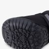 Protiskluzové pantofle pro psy Navaris vel. M, Černá, Textil, 57209.2