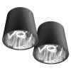 Set 2 Abajururi, E14, Negru/Argintiu, Navaris, 53996.01.42