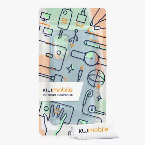Pouzdro Kwmobile pro OPPO Find X3 Lite, silikonové, zelené, 55201.206