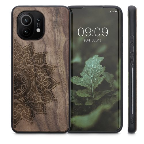 Kryt Kwmobile pro Xiaomi Mi 11, dřevo, hnědý, 54662.07