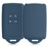 Pouzdro na klíče od auta pro Renault 4 Buttons - Smart Key, Kwmobile, Modrý, Silikon, 48035.202