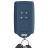 Pouzdro na klíče od auta pro Renault 4 Buttons - Smart Key, Kwmobile, Modrý, Silikon, 48035.202