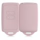Kryt na klíče od auta pro Renault 4 Buttons - Smart Key, Kwmobile, růžový, silikon, 48035.52