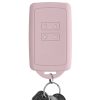 Kryt na klíče od auta pro Renault 4 Buttons - Smart Key, Kwmobile, růžový, silikon, 48035.52