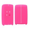 Pouzdro na klíče od auta pro Renault 4 Buttons - Smart Key, Kwmobile, růžové, silikonové, 54806.22