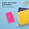 Pouzdro na klíče od auta pro Renault 4 Buttons - Smart Key, Kwmobile, růžové, silikonové, 54806.22