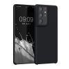 Kryt Kwmobile pro Samsung Galaxy S21 Ultra, silikonový, černý, 54074.01