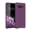Pouzdro Kwmobile pro Samsung Galaxy S10, silikonové, fialové, 47732.197