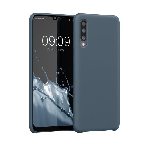 Pouzdro Kwmobile pro Samsung Galaxy A50, silikonové, modré, 48715.202