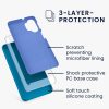 Pouzdro Kwmobile pro Samsung Galaxy A32 5G, silikonové, modré, 54336.224