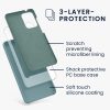 Kryt Kwmobile pro Samsung Galaxy A52/Galaxy A52 5G/Galaxy A52s 5G, silikonový, zelený, 54347.207