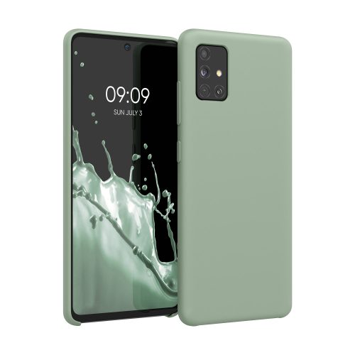 Pouzdro Kwmobile pro Samsung Galaxy A51, silikonové, zelené, 51197.172