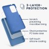 Kryt Kwmobile pro Samsung Galaxy A52/Galaxy A52 5G/Galaxy A52s 5G, silikon, modrý, 54347.112