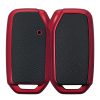 Kryt na klíče od auta pro Kia 3 Buttons - Smart Key, Kwmobile, Black/Red, Silikon, 54032.02