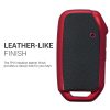 Kryt na klíče od auta pro Kia 3 Buttons - Smart Key, Kwmobile, Black/Red, Silikon, 54032.02