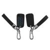 Pouzdro na klíče od auta pro VW 3 Buttons, Kwmobile, Black, Ekokůže, 57345.01