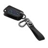 Pouzdro na klíče od auta pro VW 3 Buttons, Kwmobile, Black, Ekokůže, 57345.01