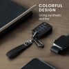 Pouzdro na klíče od auta pro VW 3 Buttons, Kwmobile, Black, Ekokůže, 57345.01
