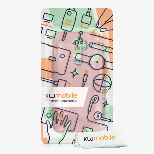 Pouzdro Kwmobile pro Xiaomi Redmi Note 8 Pro, silikonové, růžové, 50248.193