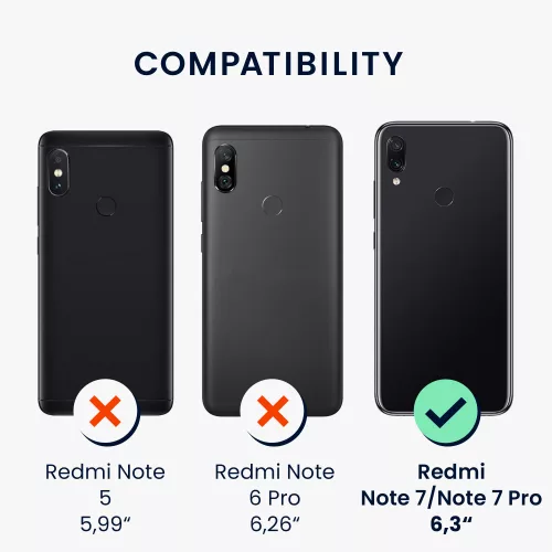 Kryt Kwmobile pro Xiaomi Redmi Note 7/Redmi Note 7 Pro, silikonový, modrý, 48714.186