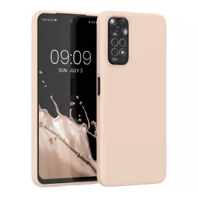   Pouzdro Kwmobile pro Xiaomi Redmi Note 11/Redmi Note 11s, silikonové, krémové, 57372.225