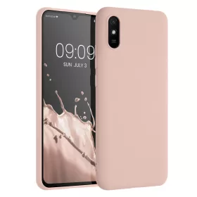   Pouzdro Kwmobile pro Xiaomi Redmi 9A/Redmi 9AT, silikonové, růžové, 52847.225