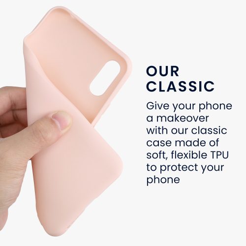 Pouzdro Kwmobile pro Xiaomi Redmi 9A/Redmi 9AT, silikonové, růžové, 52847.225