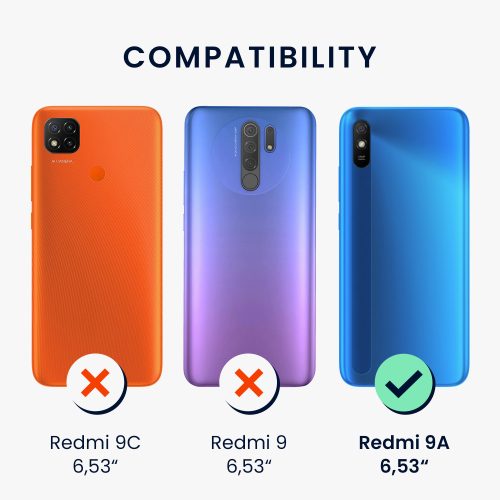 Pouzdro Kwmobile pro Xiaomi Redmi 9A/Redmi 9AT, silikonové, růžové, 52847.225