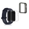 Sada 2 kusů pouzder pro Xiaomi Mi Watch Lite/Redmi Watch, Kwmobile, Transparent/Black, Silikon, 54528.03