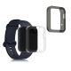 Sada 2 kusů pouzder pro Xiaomi Mi Watch Lite/Redmi Watch, Kwmobile, Transparent/Black, Silikon, 54528.03