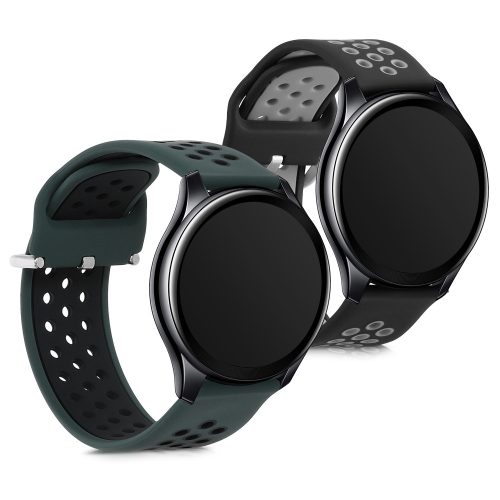 Sada 2 řemínků pro hodinky OnePlus, Kwmobile, Multicolor, Silikon, 56983.02