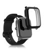 Sada 2 pouzder pro Huami Amazfit A1608/Amazfit Bip U/Amazfit U pro, Kwmobile, Black/Transparent, Silikon, 57435.02