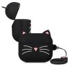 Pouzdro pro sluchátka Huawei FreeBuds 4i, Kwmobile, Black/White, Silikon, 57409.01