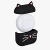 Pouzdro pro sluchátka Huawei FreeBuds 4i, Kwmobile, Black/White, Silikon, 57409.01
