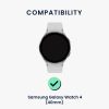 Sada 2 řemínků pro Samsung Galaxy Watch 4 (40mm), Kwmobile, šedý/zelený, silikon, 57420.02