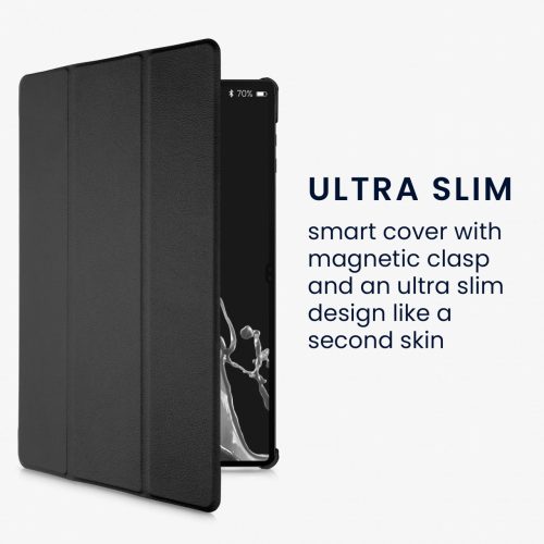Pouzdro na tablet Samsung Galaxy Tab S8 Plus, Kwmobile, černé, ekokůže, 57464.01