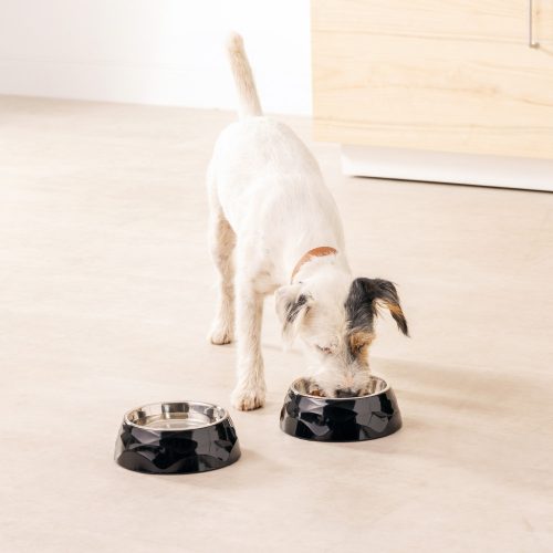 Sada 2 misek pro domácí mazlíčky Navaris, kov, černá, 57479.01