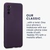 Pouzdro Kwmobile pro Samsung Galaxy A03s, silikonové, fialové, 56518.115