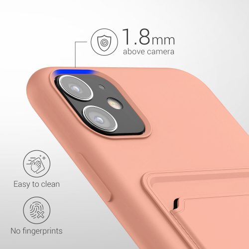Kryt Kwmobile pro Apple iPhone 11, silikonový, růžový, 55114.199