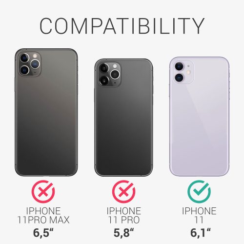 Kryt Kwmobile pro Apple iPhone 11, silikonový, růžový, 55114.199