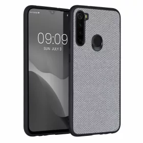   Kryt Kwmobile pro Xiaomi Redmi Note 8, textilní, šedý, 57491.22