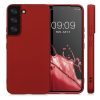 Kryt Kwmobile pro Samsung Galaxy S22, silikonový, červený, 56757.36