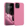 Kryt Kwmobile pro Apple iPhone 13 Mini, silikonový, růžový, 55877.212